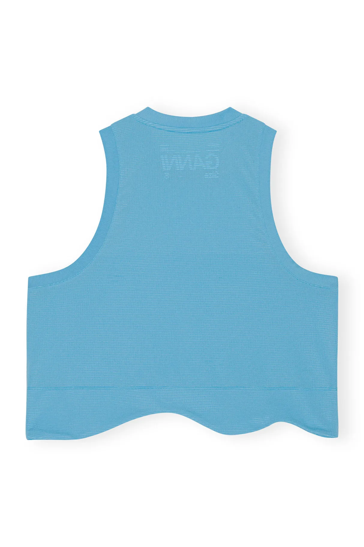Discount GANNI Active Mesh Top Ethereal Blue