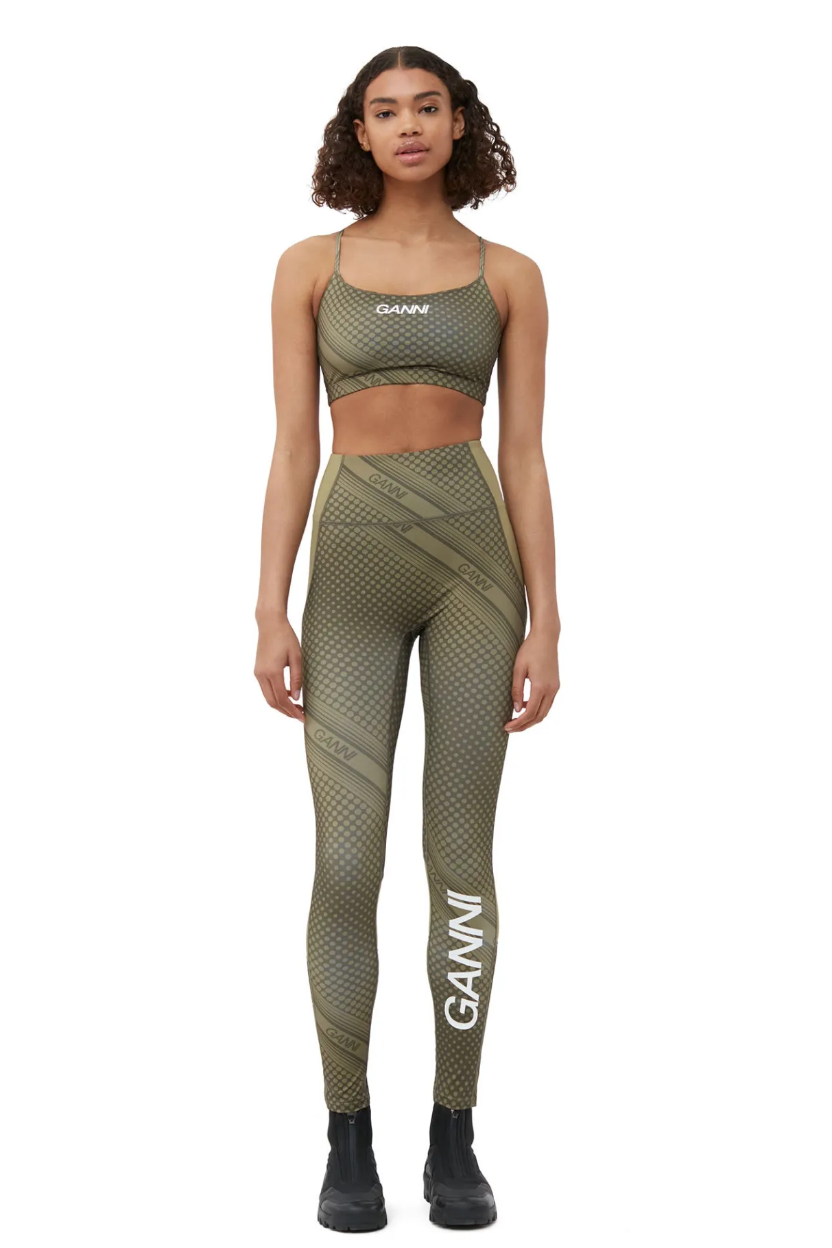 Sale GANNI Active Ultra High Waist Leggings Kalamata