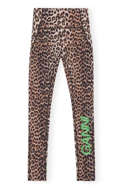 Online GANNI Active Ultra High Waist Leggings Leopard