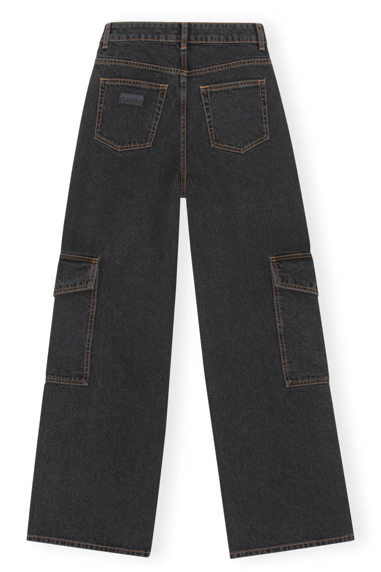 Cheap GANNI Angi Jeans Washed Black/Black
