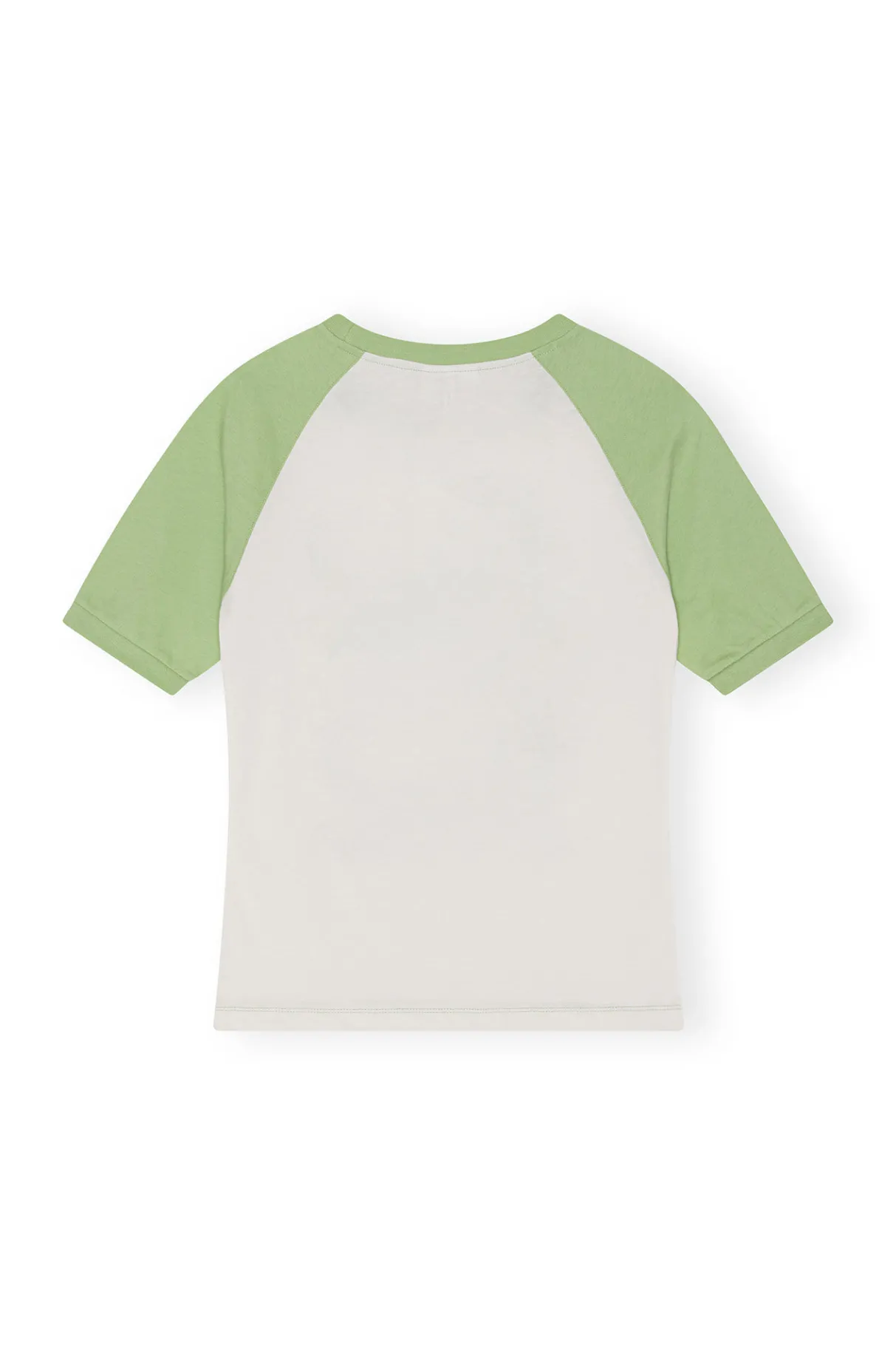Fashion GANNI Apple Raglan T-Shirt Egret