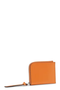 Discount GANNI Banner Card Holder Vibrant Orange
