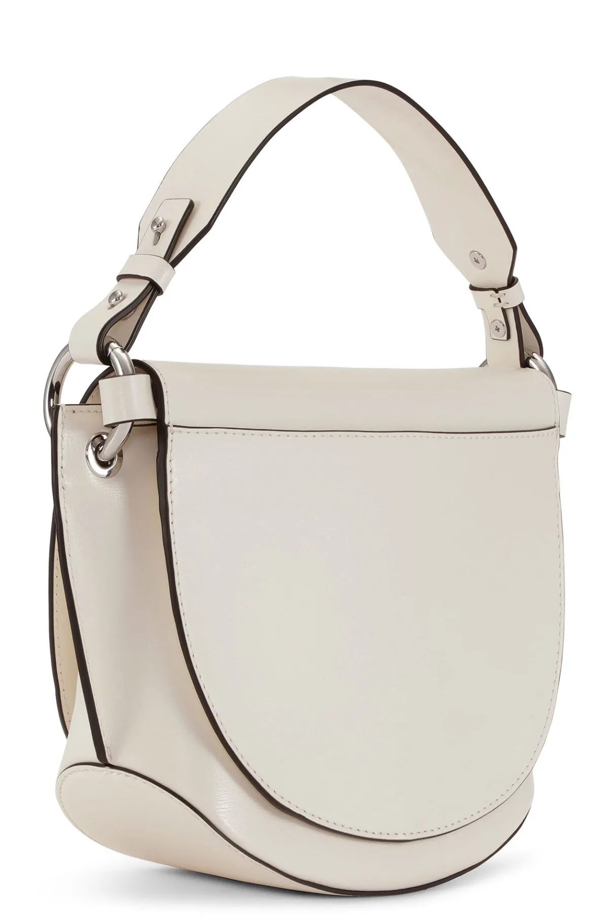 Best GANNI Banner Saddle Bag Egret