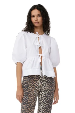 Cheap GANNI Betzy Cropped Jeans Leopard