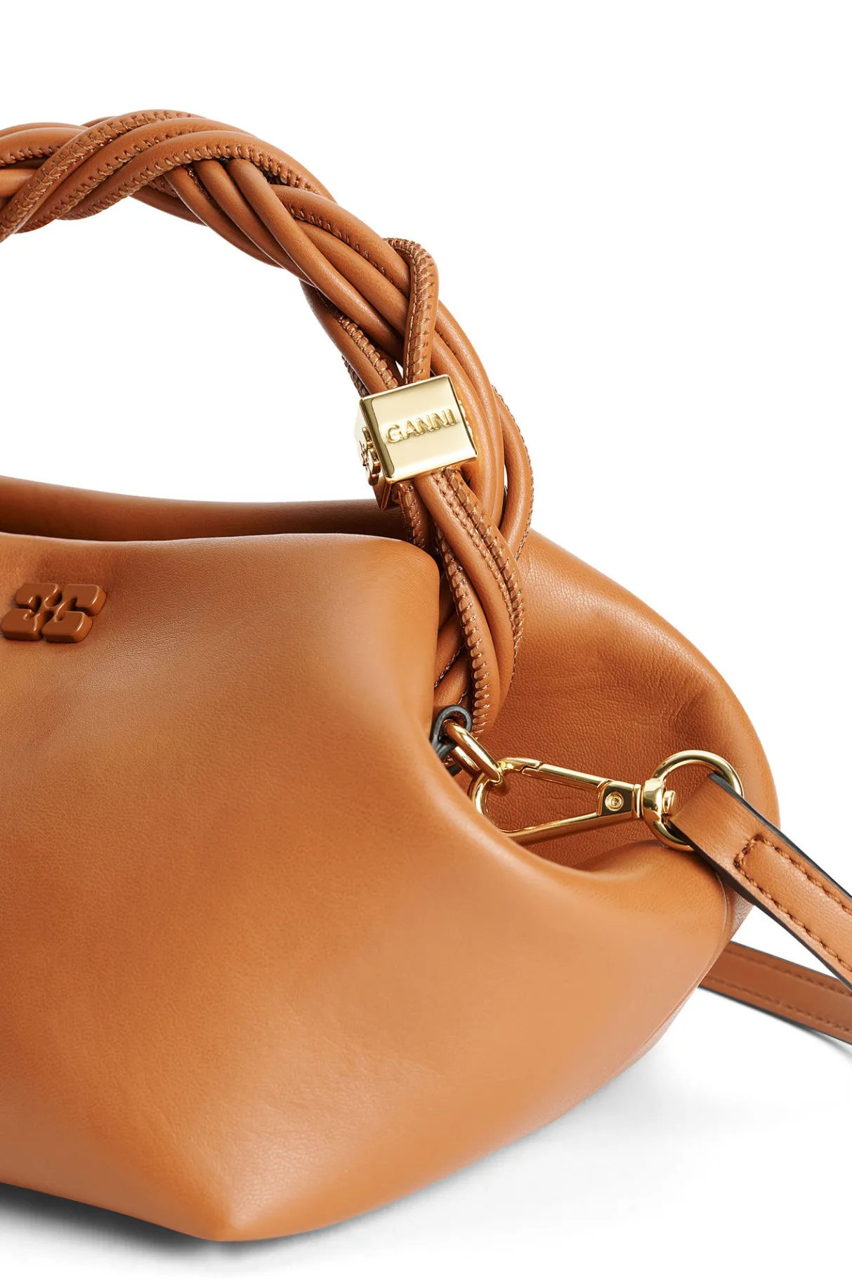 Fashion GANNI Caramel Bou Bag Caramel Cafe