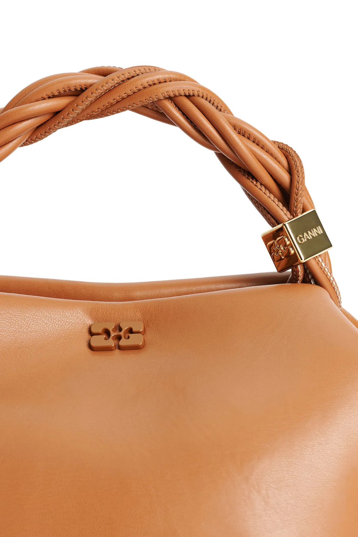 Fashion GANNI Caramel Bou Bag Caramel Cafe