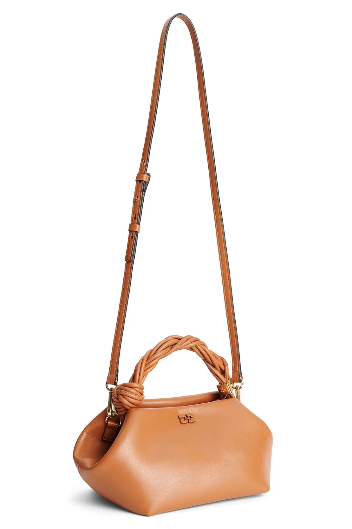 Fashion GANNI Caramel Bou Bag Caramel Cafe