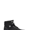 Hot GANNI Cleated Lace Up Hiking Boots Black
