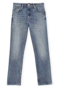 Best GANNI Comfort Stretch Cutye Cropped Mid Blue Vintage