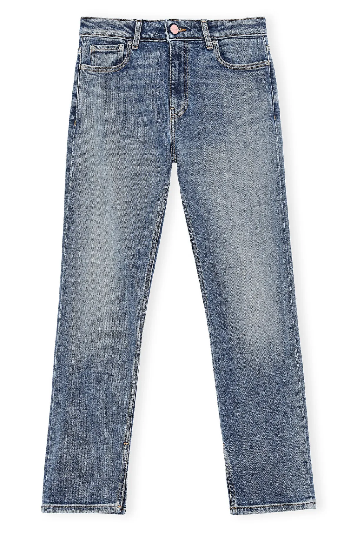 Best GANNI Comfort Stretch Cutye Cropped Mid Blue Vintage
