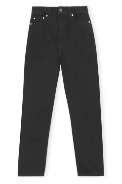 New GANNI Comfort Stretch Cutye Cropped Black/Black