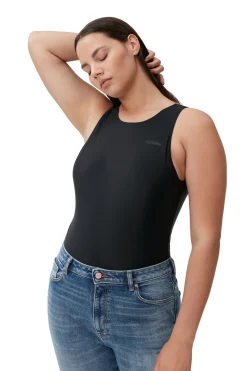 Best GANNI Comfort Stretch Cutye Cropped Mid Blue Vintage