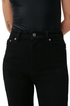 New GANNI Comfort Stretch Cutye Cropped Black/Black