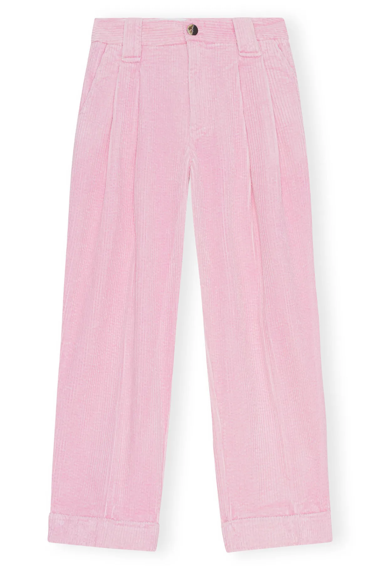 Cheap GANNI Corduroy Pants Lilac Sachet