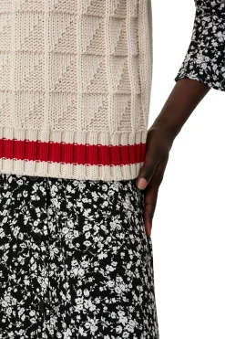 Discount GANNI Cotton Rope Vest Alabaster Gleam