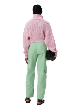 Store GANNI Cotton Suiting Pants Peapod