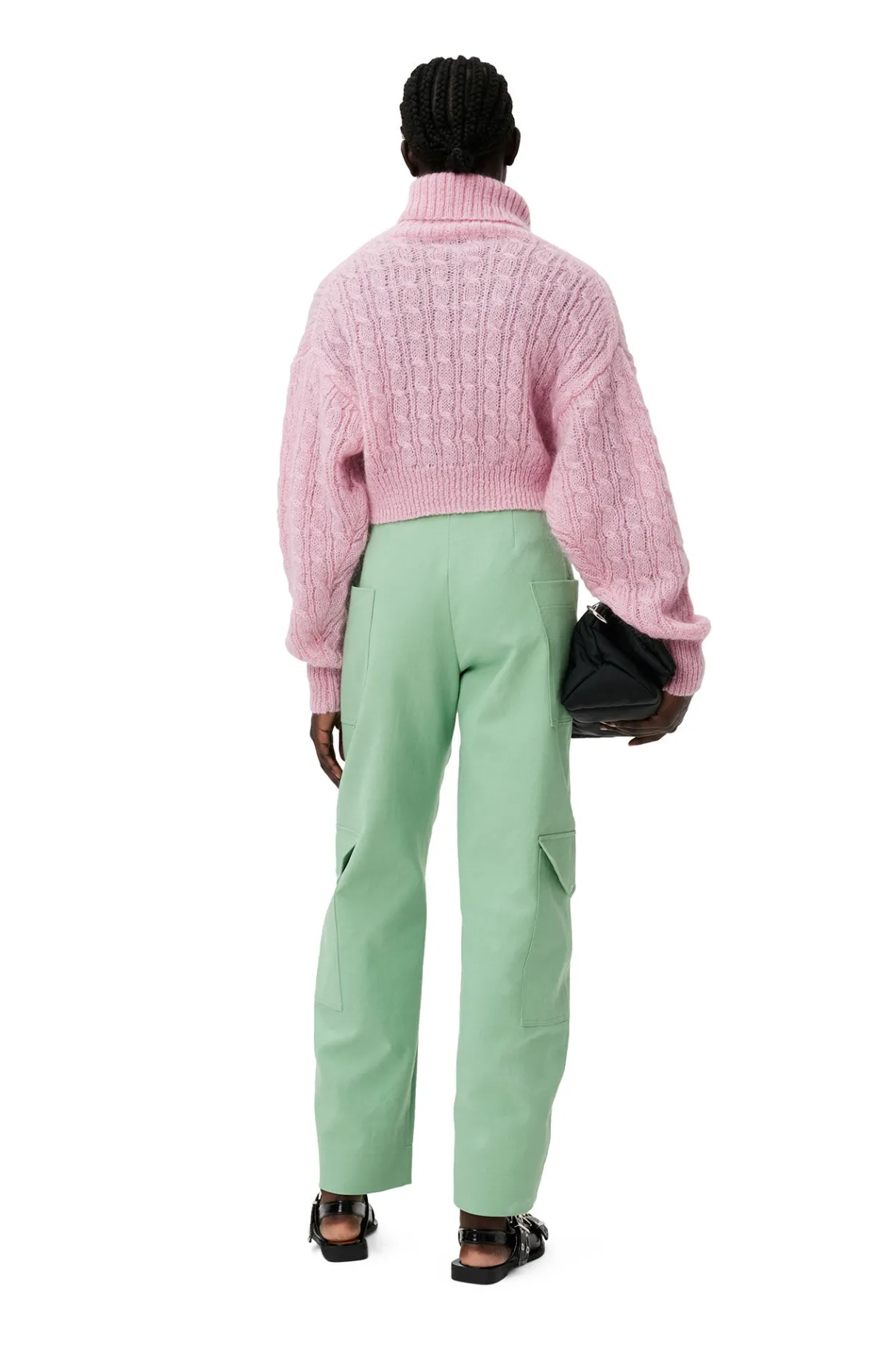 Store GANNI Cotton Suiting Pants Peapod
