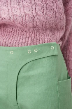Store GANNI Cotton Suiting Pants Peapod