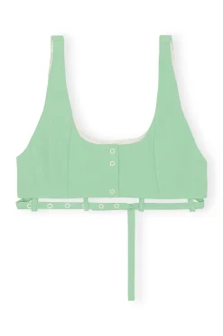 Flash Sale GANNI Cotton Suiting Top Peapod