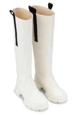 Hot GANNI Country Boots Egret