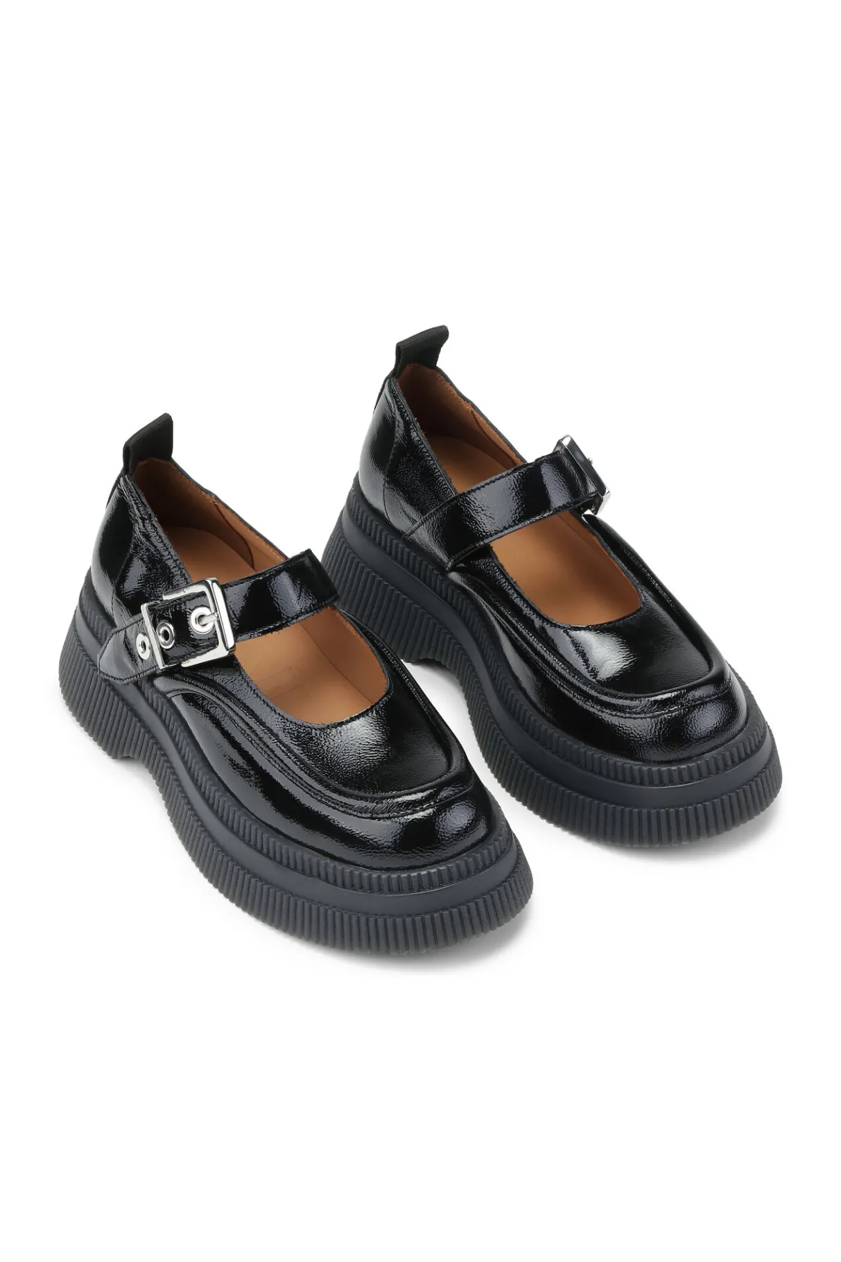 Outlet GANNI Creepers Mary Jane Black