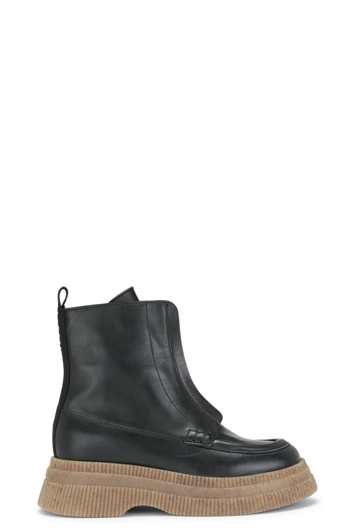 Discount GANNI Creepers Wallaby Zip Boots Black
