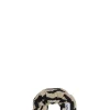 Outlet GANNI Crinkled Satin Scrunchie Pale Khaki