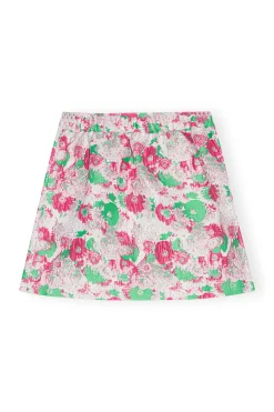 Best Sale GANNI 3D Jacquard Mini Skirt Sugar Plum