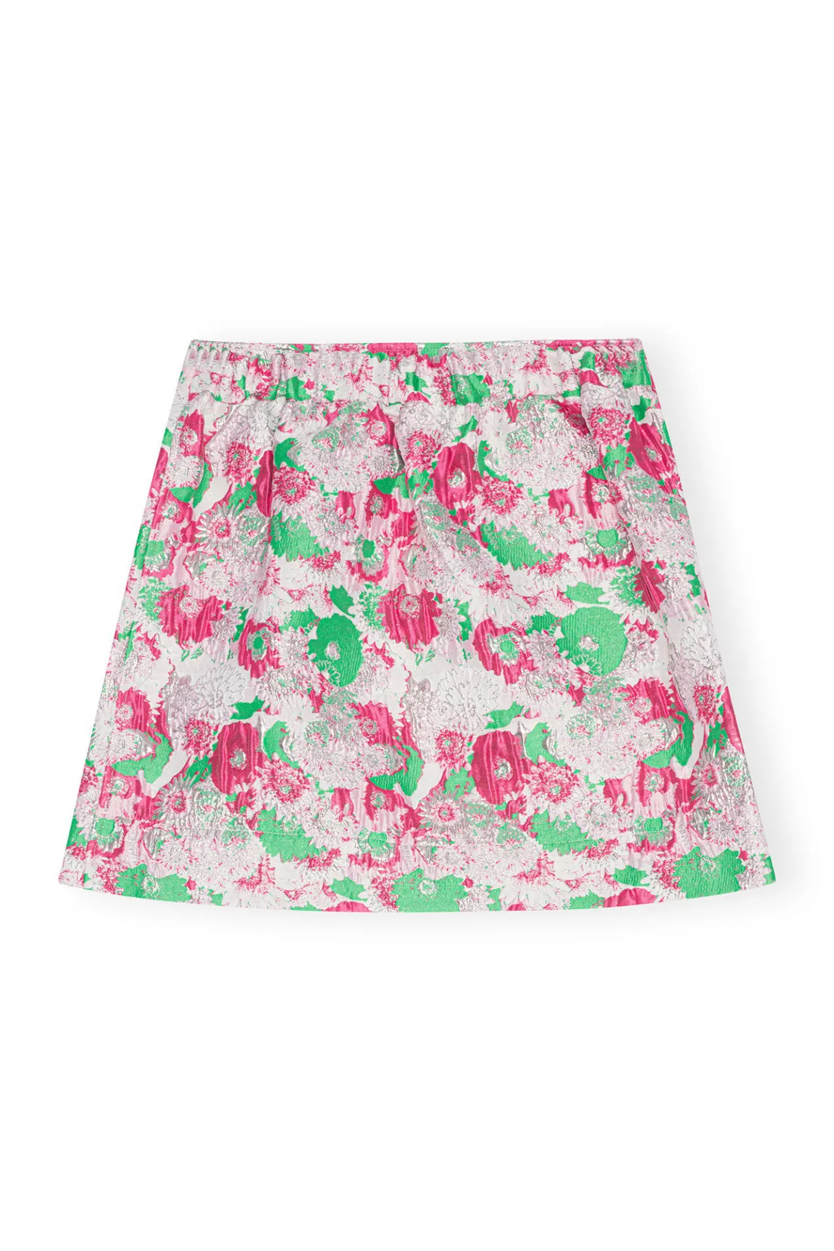 Best Sale GANNI 3D Jacquard Mini Skirt Sugar Plum