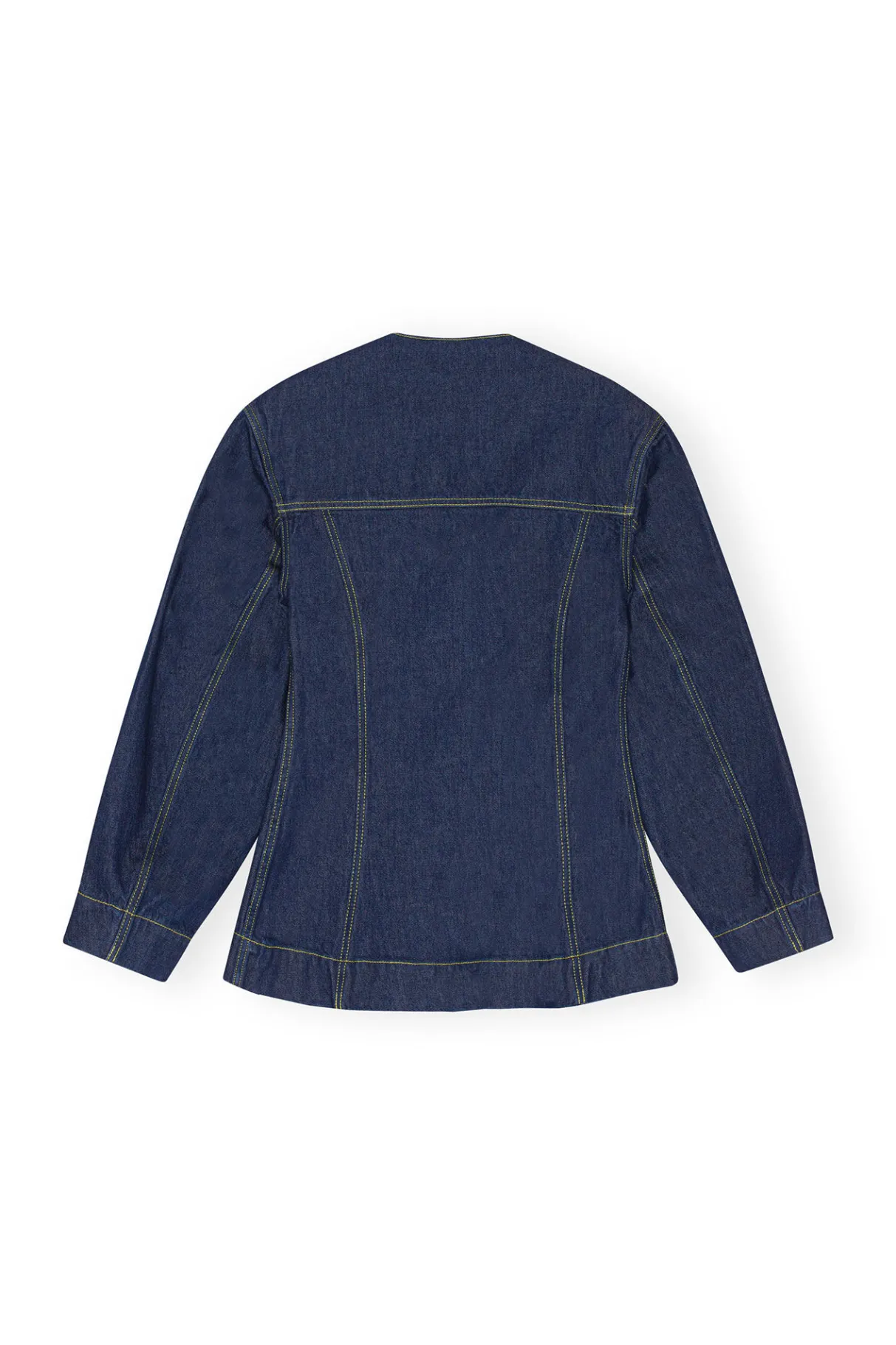 Flash Sale GANNI Denim Fitted Blazer Rinse