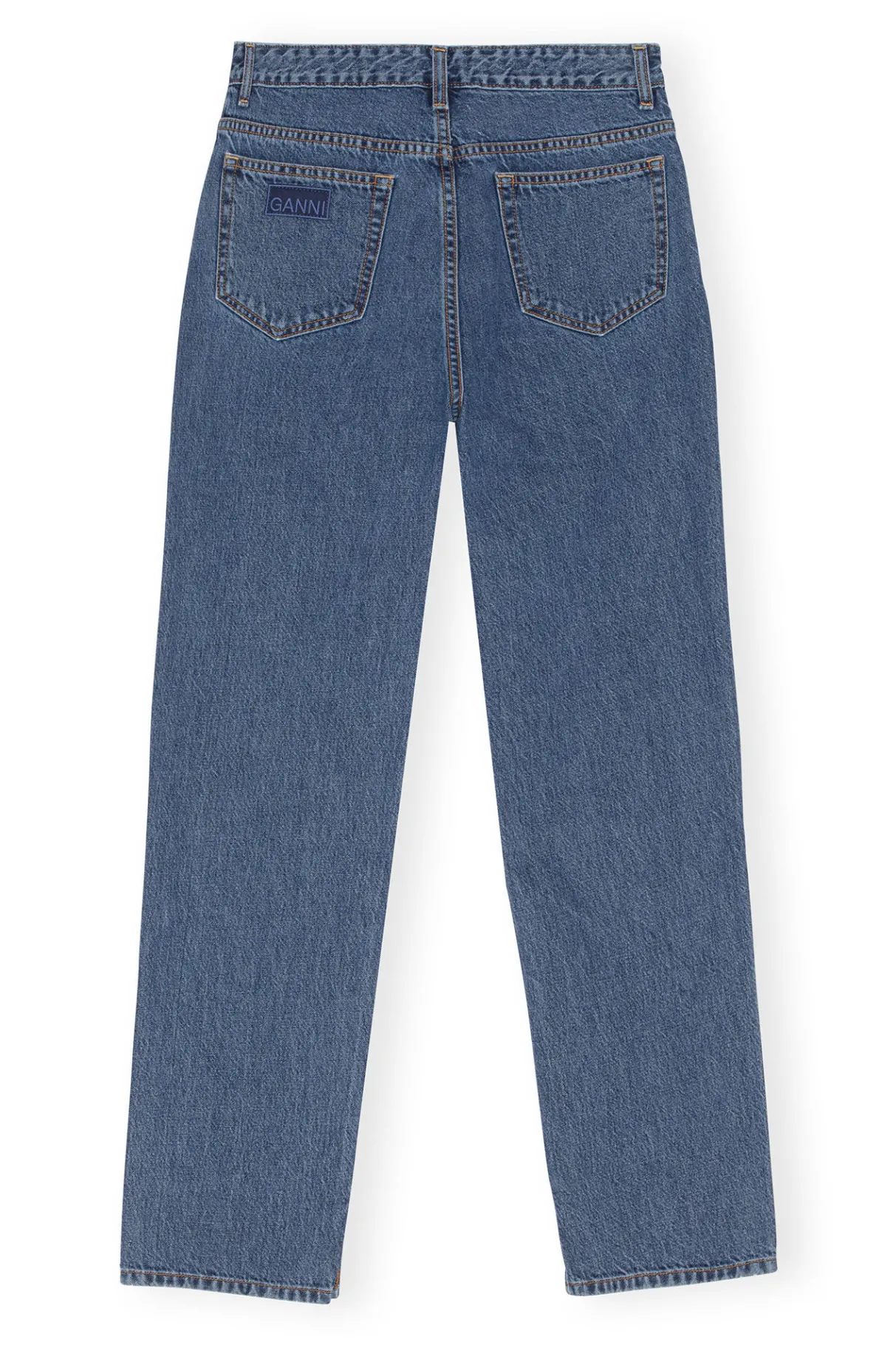 Fashion GANNI Figni Jeans Mid Blue Stone