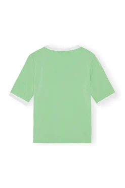 Fashion GANNI Fitted T-Shirt Peapod