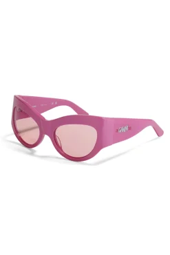 Best GANNI X Ace & Tate Trixie Sunglasses Shocking Pink