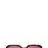 Online GANNI X Ace & Tate Twiggy Sunglasses Burgundy