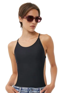Online GANNI X Ace & Tate Twiggy Sunglasses Burgundy