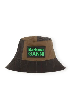 Outlet GANNI X Barbour Bucket Hat Teak