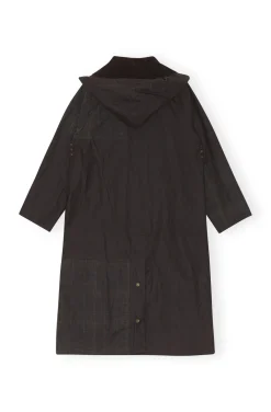 Best Sale GANNI X Barbour Burghley Coat Ganache