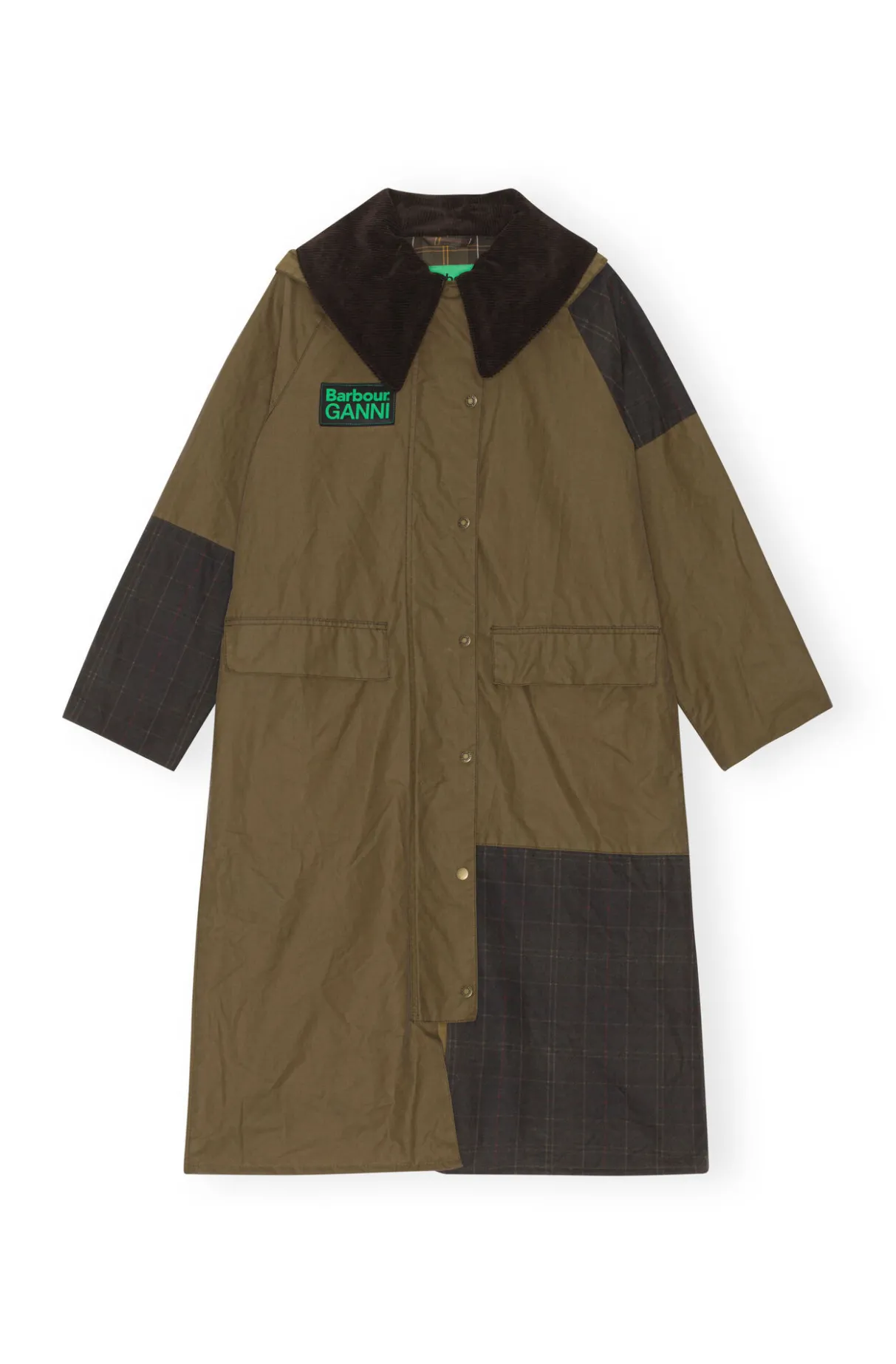 Best GANNI X Barbour Burghley Coat Teak