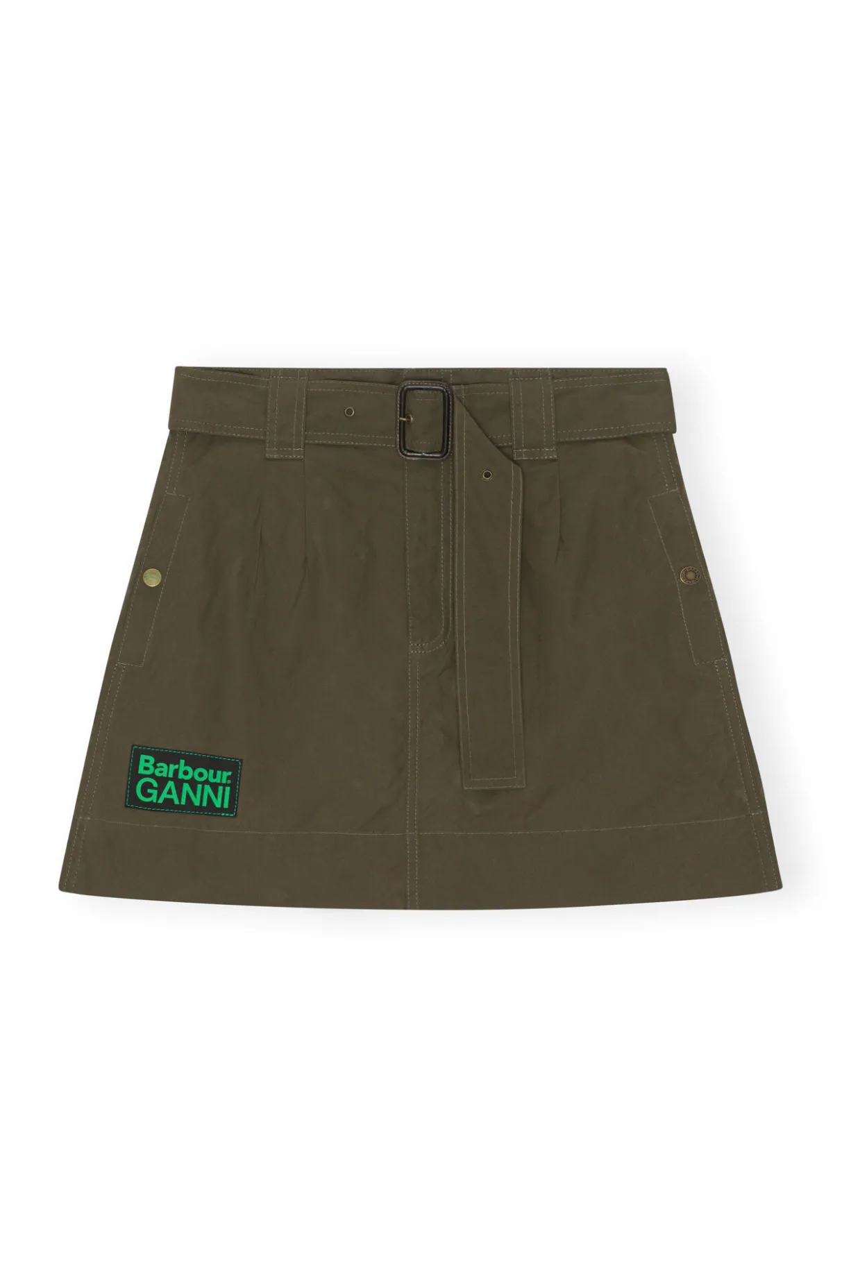 Outlet GANNI X Barbour Skirt Dark Green