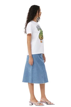 Flash Sale GANNI X Ester Manas Relaxed Jersey T-Shirt Bright White