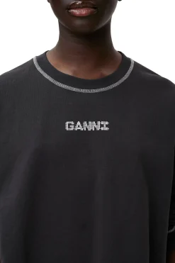 Hot GANNI Isoli Relaxed Sweatshirt Phantom