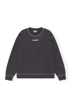 Hot GANNI Isoli Relaxed Sweatshirt Phantom