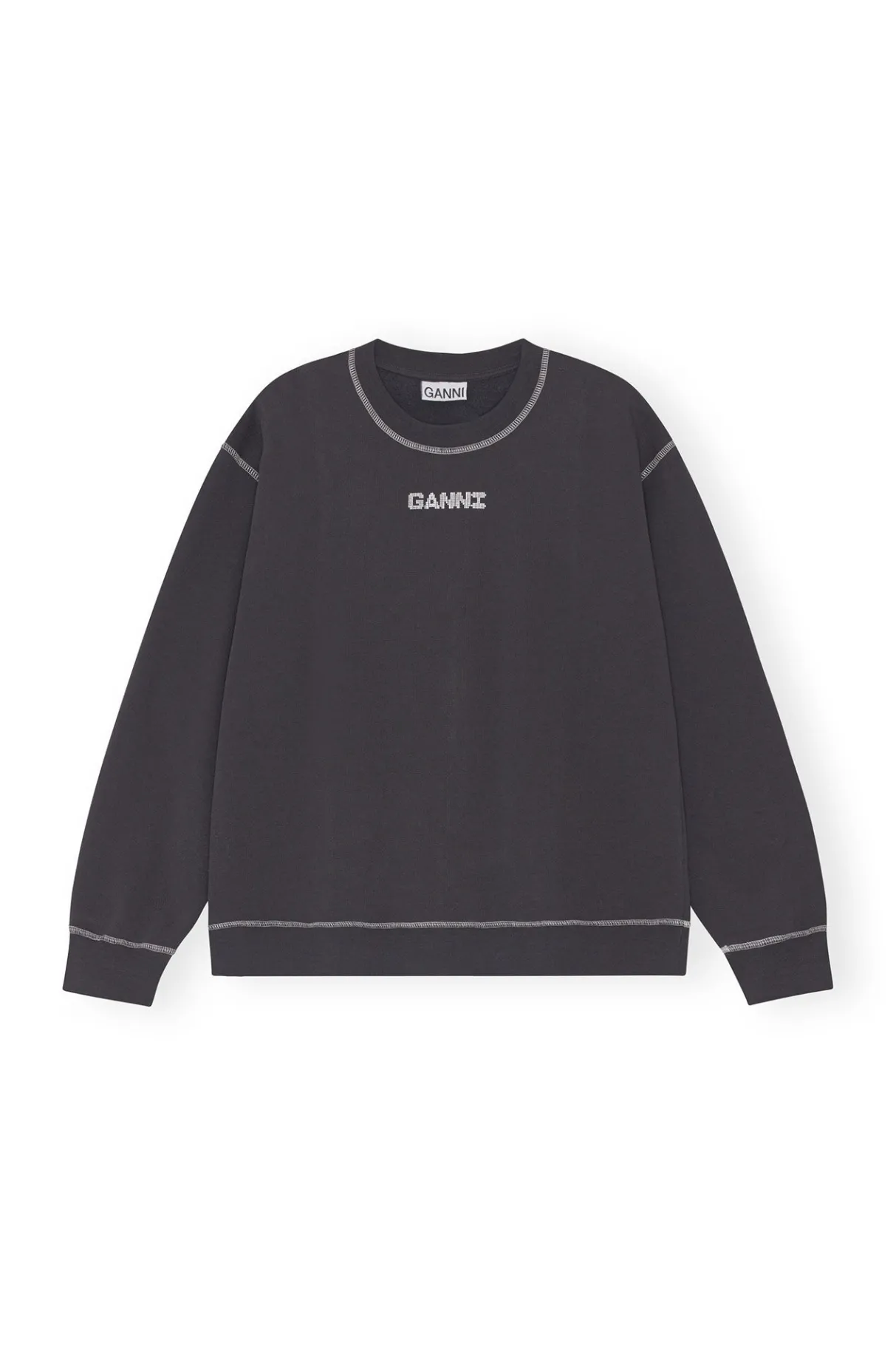 Hot GANNI Isoli Relaxed Sweatshirt Phantom
