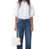 Shop GANNI Izey Jeans Dark Blue Vintage