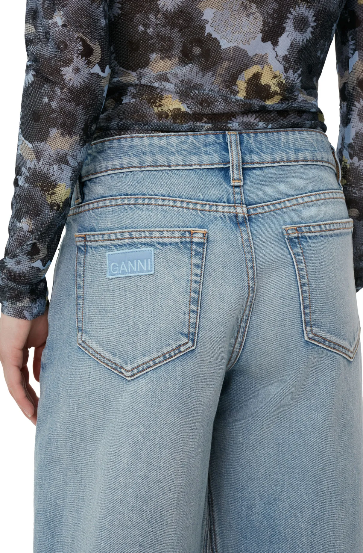 Best GANNI Jozey Jeans Light Blue Vintage