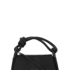 Shop GANNI Knot Flap Over Bag Black