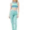 Fashion GANNI Lace Printed Swigy Jeans Canton