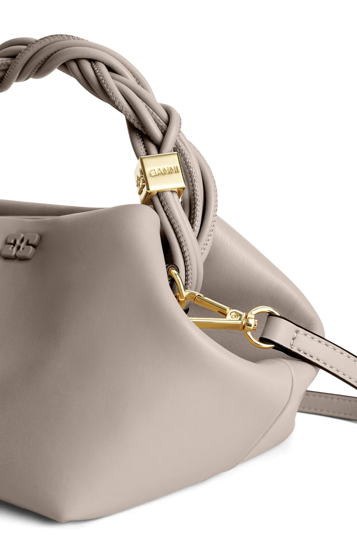 Best Sale GANNI Light Grey Bou Bag Oyster Gray