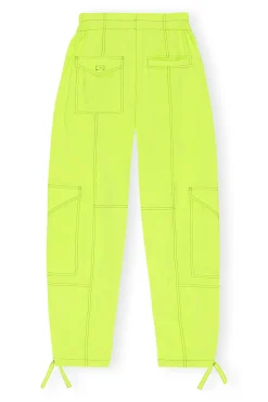 Online GANNI Light Slub Pocket Pants Sulphur Spring