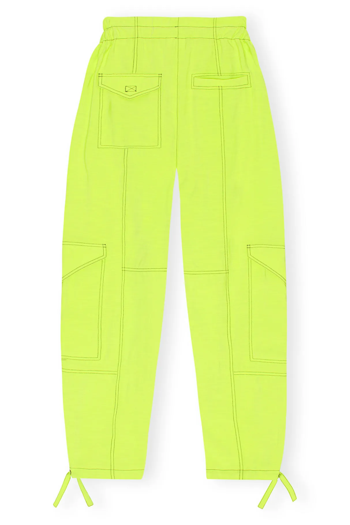 Online GANNI Light Slub Pocket Pants Sulphur Spring